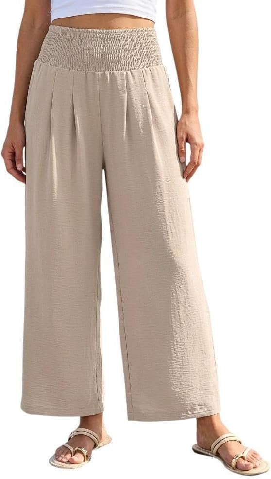 Pantaloni casual da donna in lino